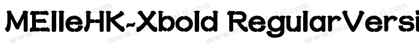 MElleHK-Xbold RegularVersion 210字体转换